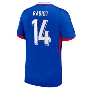 Frankrike Adrien Rabiot #14 Hemmatröja EM 2024 Kortärmad